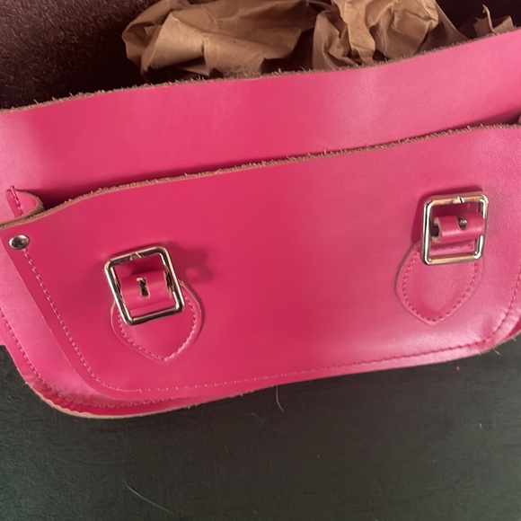 Hot Pink Cambridge Satchel Company small/medium sized bag - Picture 8 of 10